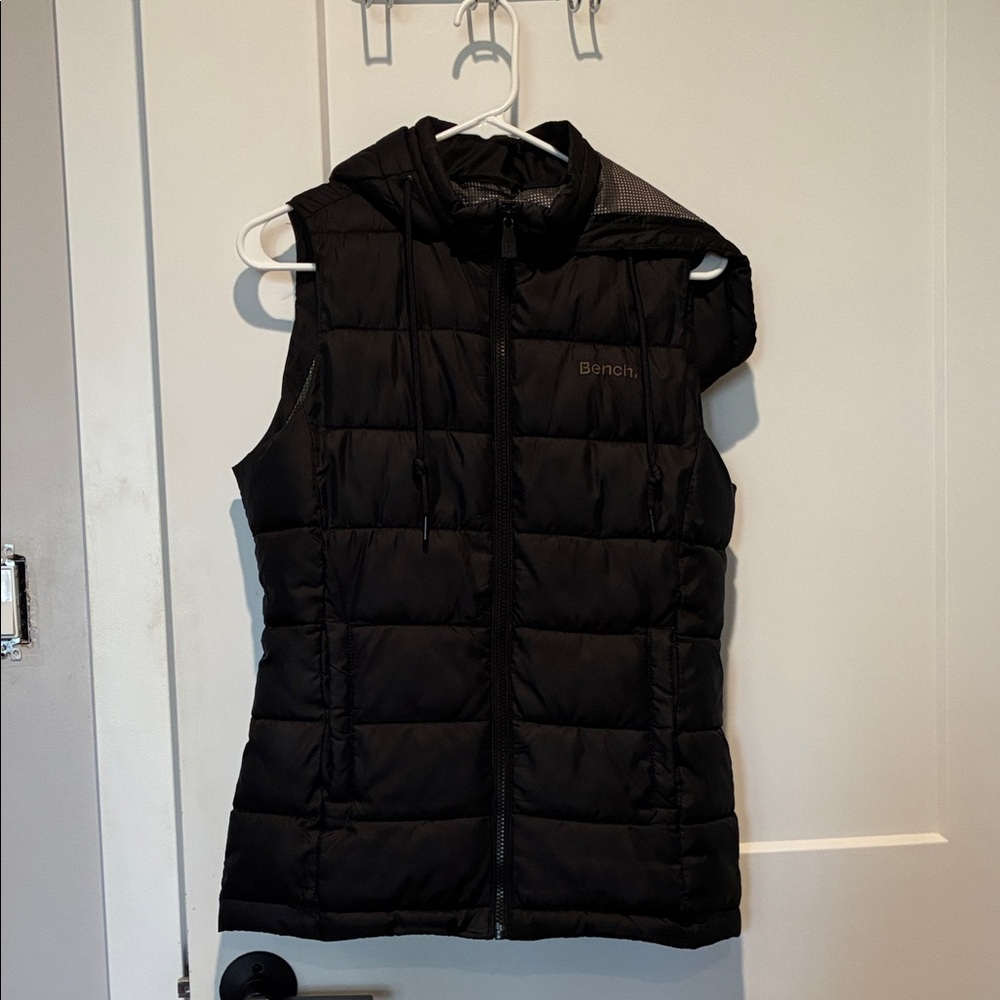 Bench Women's Sleek Black Puffer Vest